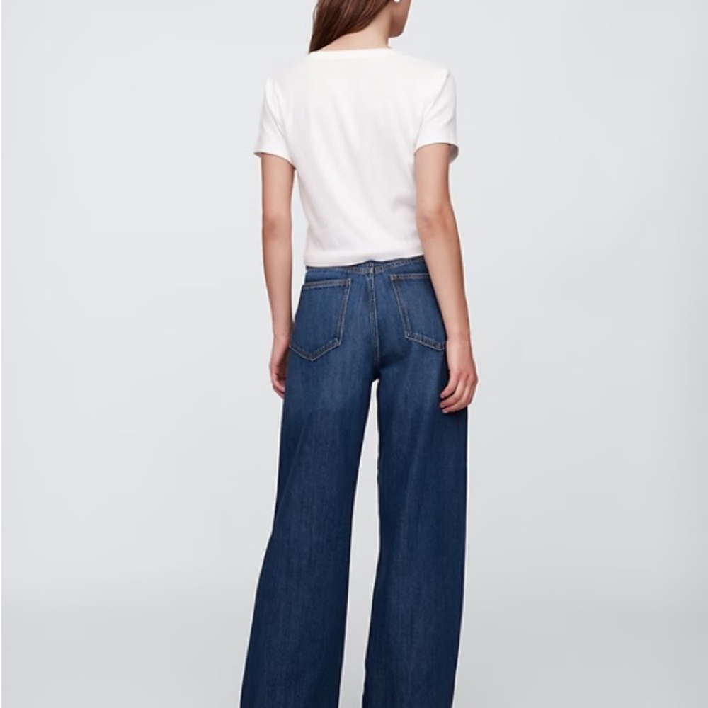 Gap Women's Super-soft Wide-Leg Jeans NWT - Picture 2 of 6